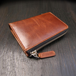 本革　ハーフウォレット　ハンドメイド　イタリアンレザー 本革ハーフウォレットハンドメイドイタリアンレザー