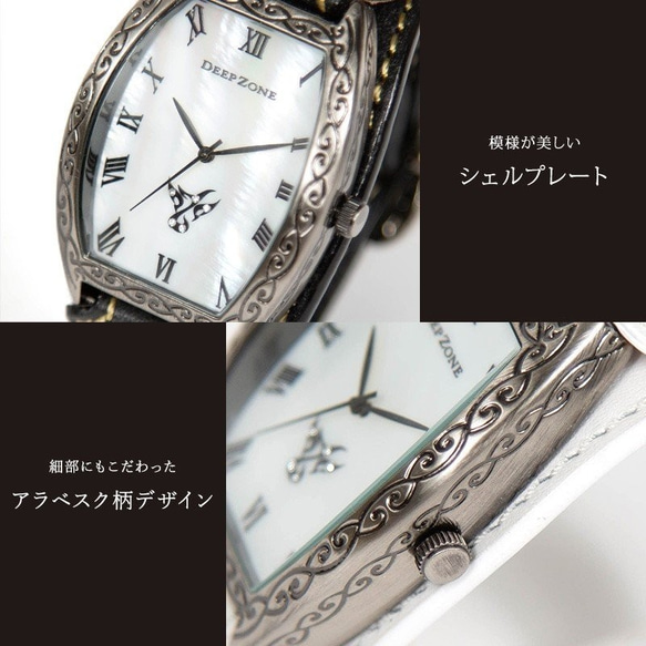 本革 メンズ 腕時計 レザー ブレスウォッチ イタリアンレザー (キャメル) 4枚目の画像