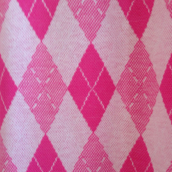 ロングスカート ダイヤ×ピンク 3枚目の画像