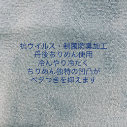 『数量15点秋の福袋』海に帰りたい×金子みすゞ　北極流氷マスク　立体布マスクセット　　※抗ウイルス裏地に変更可 6枚目の画像