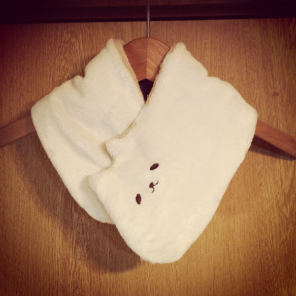 送料込み価格【ネックウォーマー】にゃんことみーこ 1枚目の画像