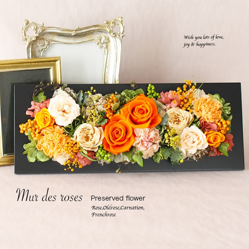 ゜.Rose garden*゜..フレームアレンジ お花の贈り物（オーダー品
