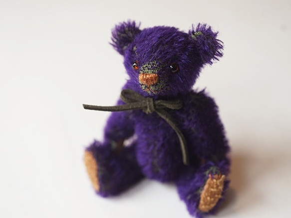 Mini Teddybear Purple 第3張的照片