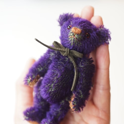 Mini Teddybear Purple 第5張的照片