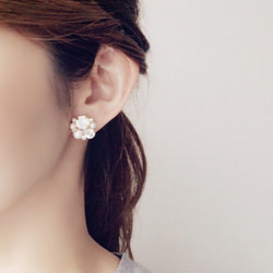 ReNEW For you *White / Pierce, Earrings 5枚目の画像