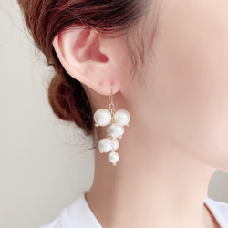 Cotton berry / Pierce, Earrings 1枚目の画像