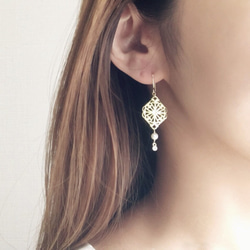 Feminine -pearl- / Pierce, Earrings 3枚目の画像