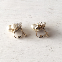 Mix stone *Nuance clear / Pierce, Earrings 4枚目の画像