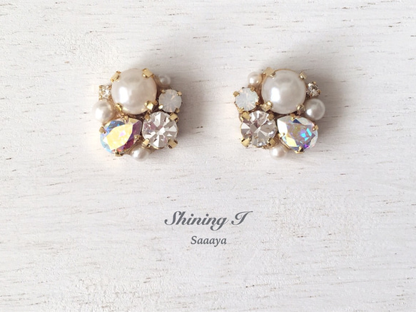 For you *Pearl / Pierce, Earrings 1枚目の画像