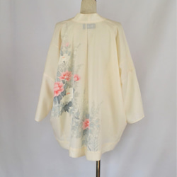 絽和服開衫·芙蓉の花：和服翻拍·日本免費送貨·2天內發貨·1904c01 第9張的照片