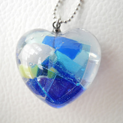 LOCK UP's pendant blue glass 2枚目の画像