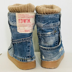 デニムリメイク　オーダー ☆専用ページ☆フルオーダーデニムリメイクブーツ ブーツ ☆B.B.R-D