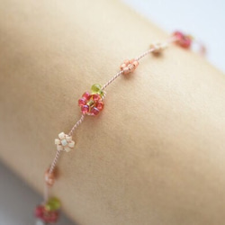 daisy bracelet red【free size】 第1張的照片