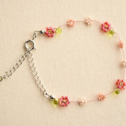 daisy bracelet red【free size】 第3張的照片