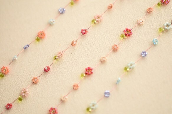 daisy anklet light green　【free size】 第4張的照片