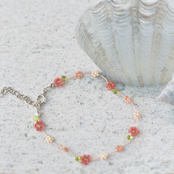 daisy anklet red 【free size】 第1張的照片