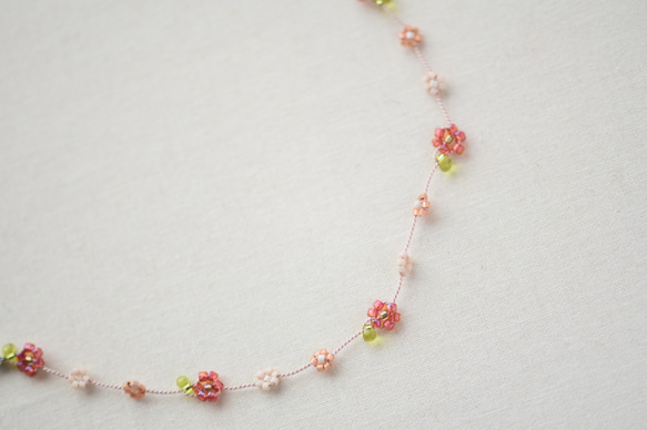 daisy anklet red 【free size】 第2張的照片