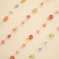 daisy anklet red 【free size】 第4張的照片