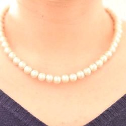 【再次上架】8mm純棉珍珠飾品套裝（KISKA）磁鐵①穿孔②耳環 第4張的照片