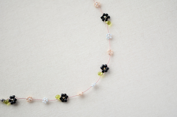 daisy anklet black【free size】 第2張的照片