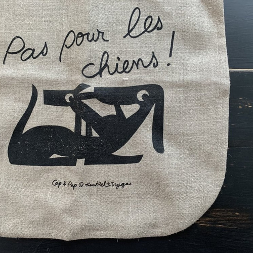 ラスト1枚!parisより♪ポワラーヌリネンバッグ 限定デザイン ラスト1枚!parisより♪ポワラーヌリネンバッグ 限定デザイン