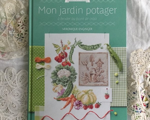 フランス刺繍図案集Mon jardin potager/Veronique Enginger 編み図