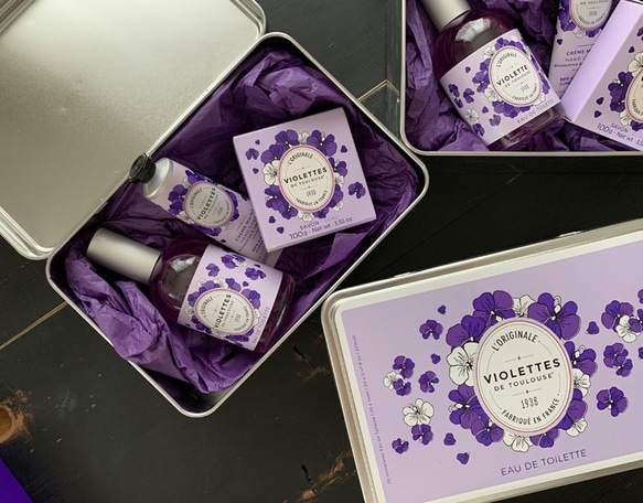 Berdoues violette set+handcreem　スミレの香水セット 2枚目の画像