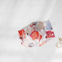 【再販】USAコットン♡花柄マスク♡お肌に優しいプレミアムコットン×ダブルガーゼ 5枚目の画像