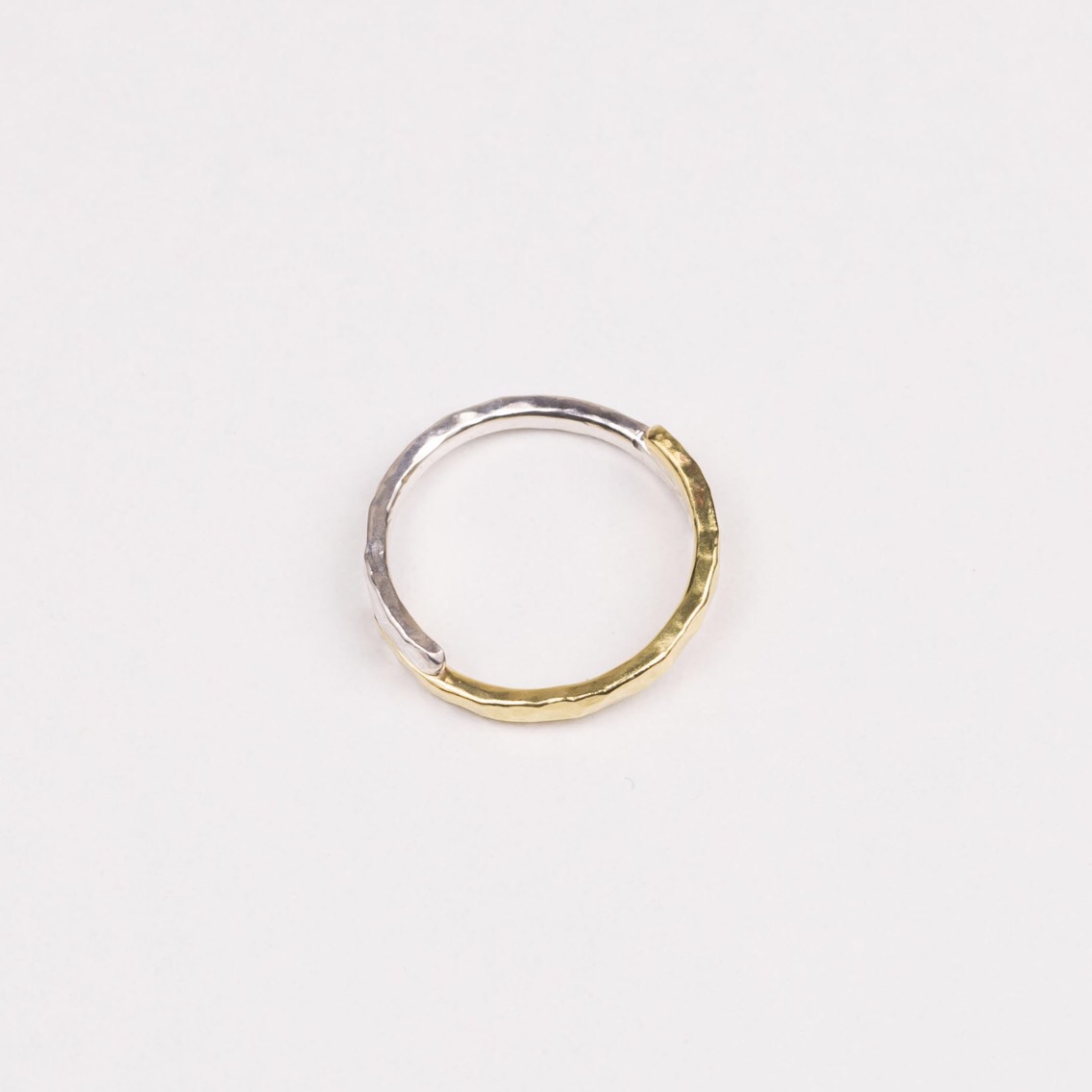 バイカラーリング【マル】(受注制作)