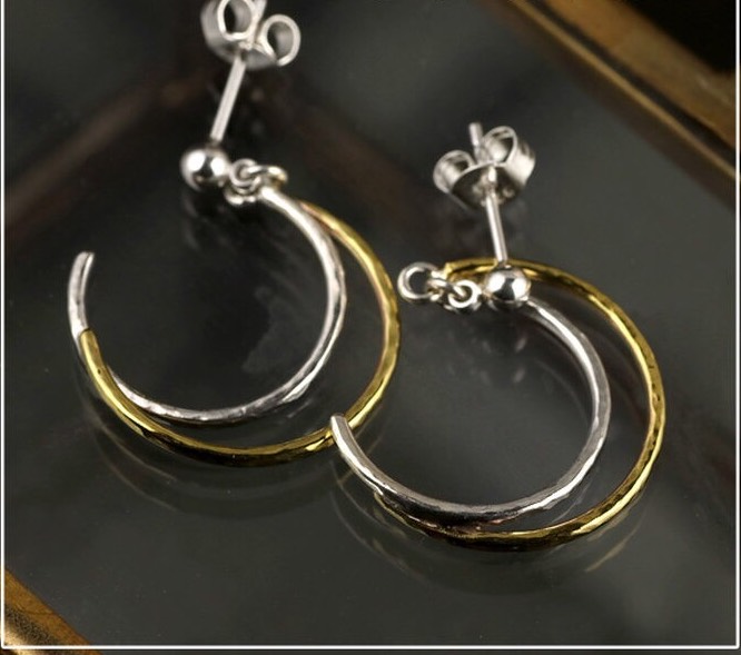 月星Pピアス・イヤリング(受注制作)