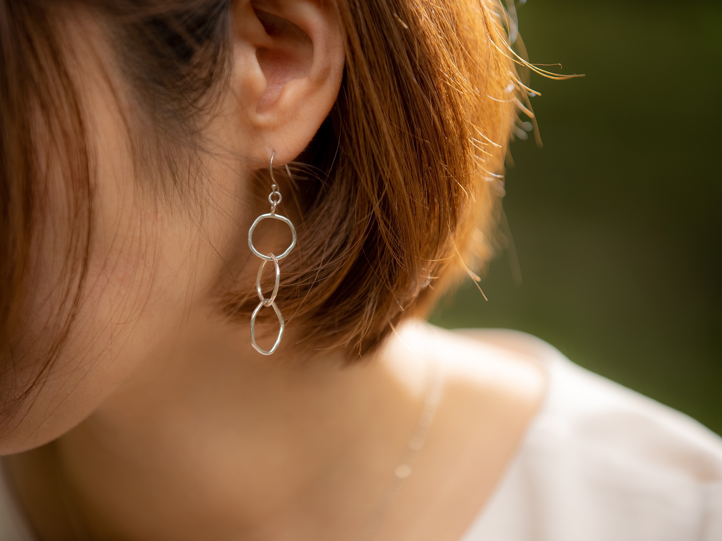 波紋ピアス/イヤリング R (受注制作)