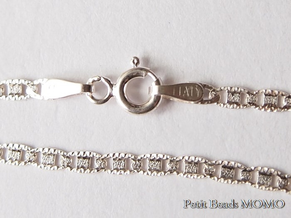 願いが叶う？芳醇に薫り立つ～琥珀＆イタリア製Silver925チェーンのネックレスⅡ～１点物 8枚目の画像