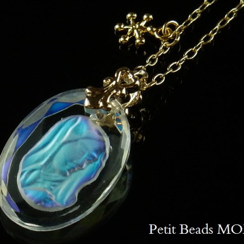 限定10本！～ドイツ製ヴィンテージ・インタリオ・Madonna～水晶