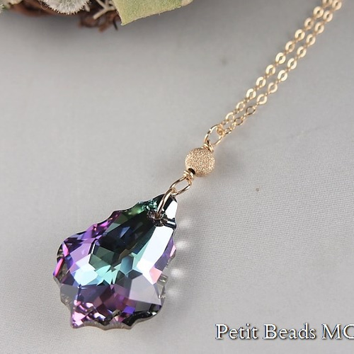 限定色～スワロフスキー＃6090・ヴィトラルライト＆14KGF