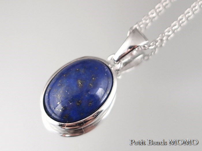 願いが叶う？夜空に散りばめられた星屑たち～ラピスラズリ＆水晶～Silver925ネックレス