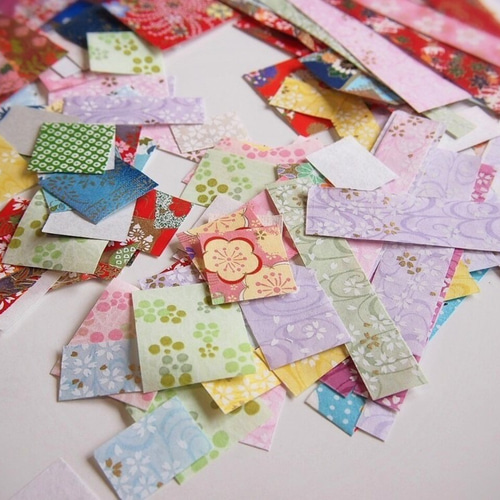 友禅和紙 半端 切れ端 おまかせ40g 300円 その他素材 orizurushop 通販  