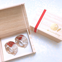 夫婦鶴箸置き 結婚祝 引越祝 紅白 プレゼントお正月 新生活 送料・ラッピング無料  直送可能 O-8003 4枚目の画像