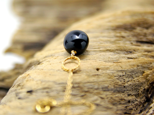 【受注制作】Sleek  ソープベリーのネックレス  <p64-ncl>