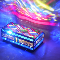 オルゴール内蔵・ステンドグラス　インテリアスタンド オルゴール内蔵・ステンドグラス インテリアスタンド