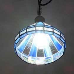 フェルメールブルーのペンダントライト（コバルトブルー）　ＬＥＤフィラメント電球付き 4枚目の画像