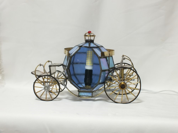 シンデレラのカボチャの馬車　ラファエルブルー 7枚目の画像