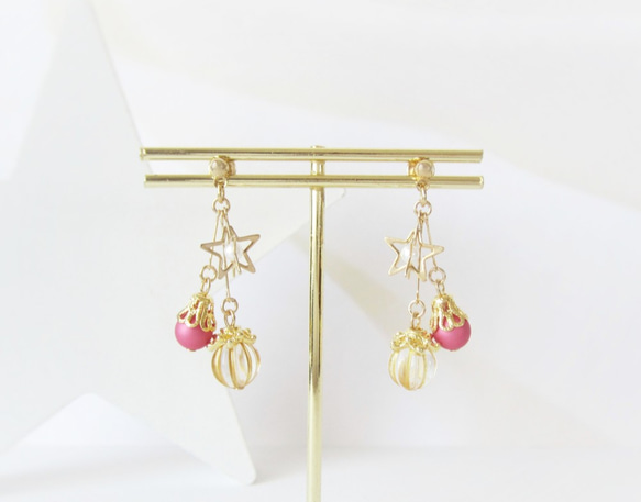 *3555*☆。Ornament。☆earring／pierce 2枚目の画像