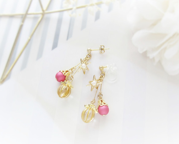 *3555*☆。Ornament。☆earring／pierce 5枚目の画像