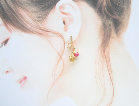 *3555*☆。Ornament。☆earring／pierce 7枚目の画像