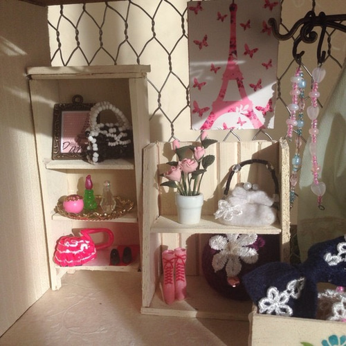 最終価格】ピンク瓦屋根*ガーデン小屋*ドールハウス