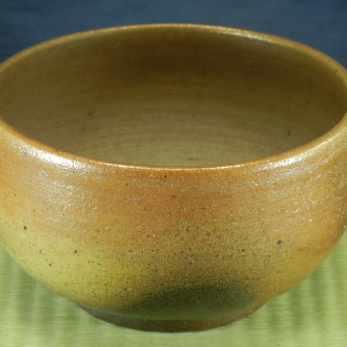 抹茶茶碗ーtea bowlー【金華焼締め】No.2 茶碗・めし碗 樹【いつき