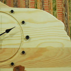 犬形時計　ミニチュアシュナウザー【木製】（置き・掛け兼用） 6枚目の画像