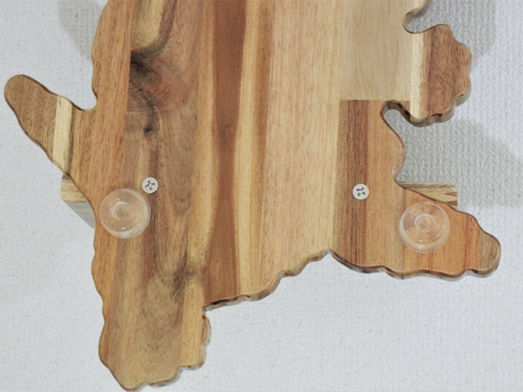 壁掛け飾り棚　ダックスフンド（ロングコート）【木製】 10枚目の画像