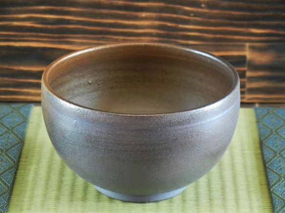 抹茶茶碗ーtea bowlー【金華焼締め】 3枚目の画像