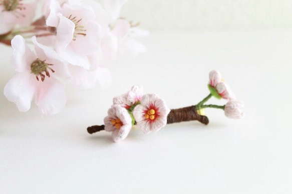 【ブローチ】桜～sakura～ 1枚目の画像
